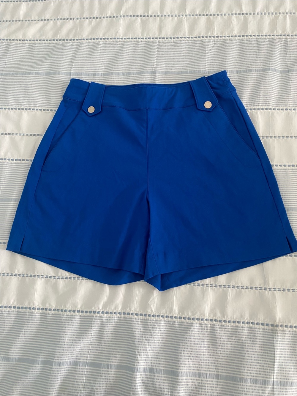 White House Black Market Cobalt High Waist Shorts